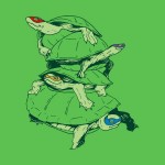 Ninja Turtle Stacking TMNT T-Shirt