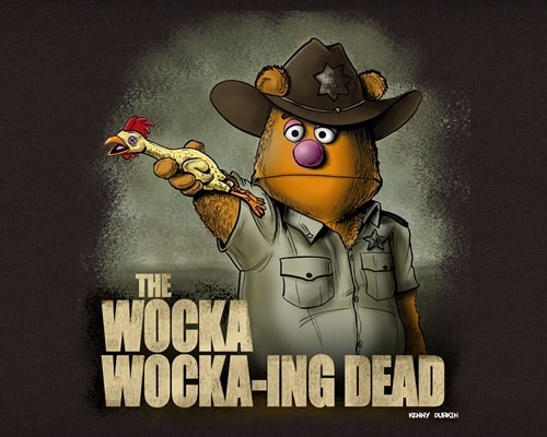 Fozzie Bear Walking Dead T-Shirt