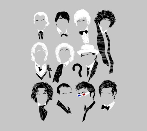 Eleven Doctors Who T-Shirt
