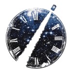 Journey Through Time TARDIS Space Clock T-Shirt
