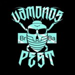 Vamonos Pest Metallic Rock Logo T-Shirt