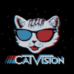 Cat Vision 3D Glasses T-Shirt
