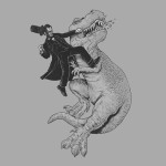 Abraham Lincoln T-Rex Punch T-Shirt