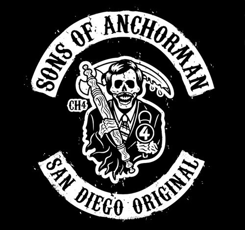 Anchorman Sons of Anarchy Cut T-Shirt