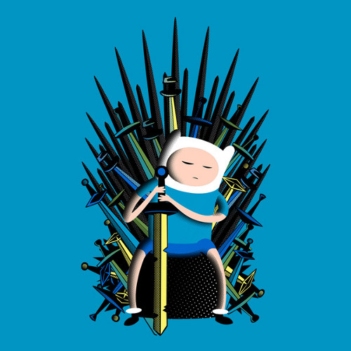 Finn Adventure Time Game of Thrones T-Shirt