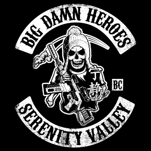 Big Damn Heroes Firefly Sons of Anarchy T-Shirt