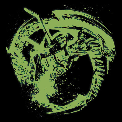 Xenomorph Alien Chestburster T-Shirt