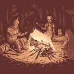 Scarecrow Campfire Wizard of Oz T-Shirt