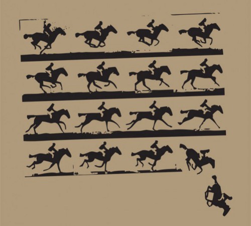 Horse In Motion Film Reel Falling T-Shirt