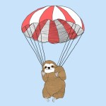 Sloth Parachute T-Shirt