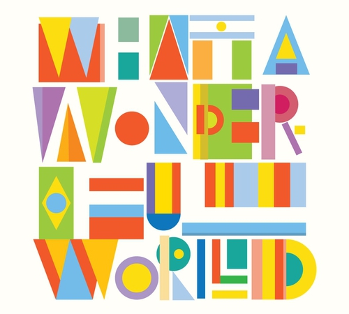 What A Wonderful World Typography T-Shirt