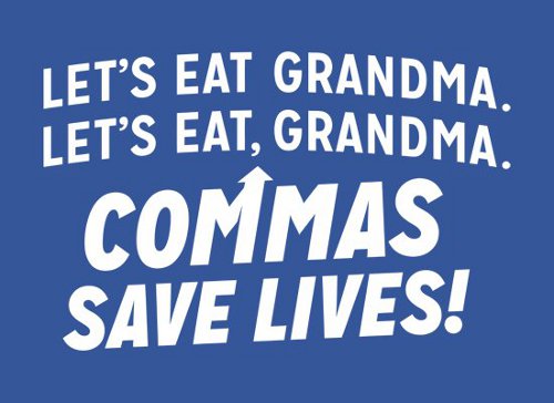 Let's Eat Grandma Commas Save Lives T-Shirt