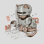 Robocop Cat T-Shirt