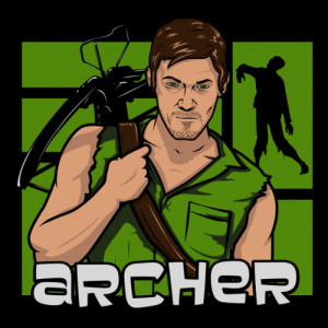 Daryl Archer Walking Dead T-Shirt