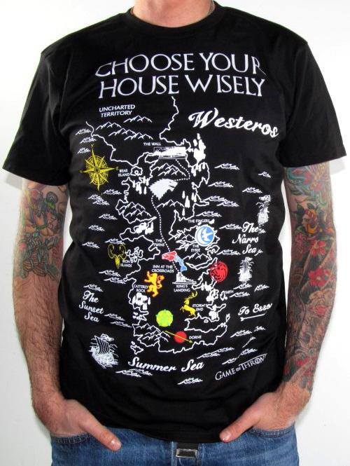 Choose Your House Wisely Game of Thrones Westeros T-Shirt