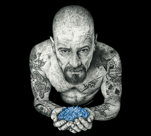 Heisenberg Tattoos Ink Walter White Breaking Bad T-Shirt