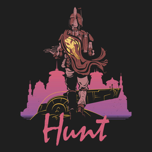 Hunt Boba Fett Drive Star Wars T-Shirt