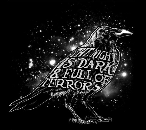 Night Is Dark Full Of Terrors Game of Thrones Raven T-Shirt