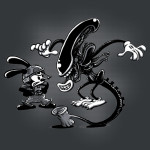 Vintage Alien Mickey Mouse T-Shirt