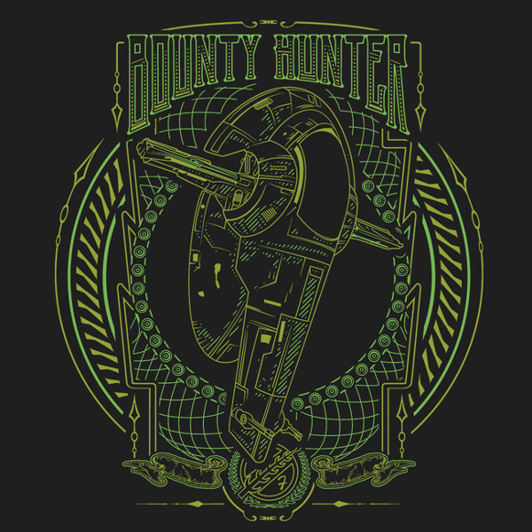 Bounty Hunter Boba Fett Slave I Star Wars T-Shirt