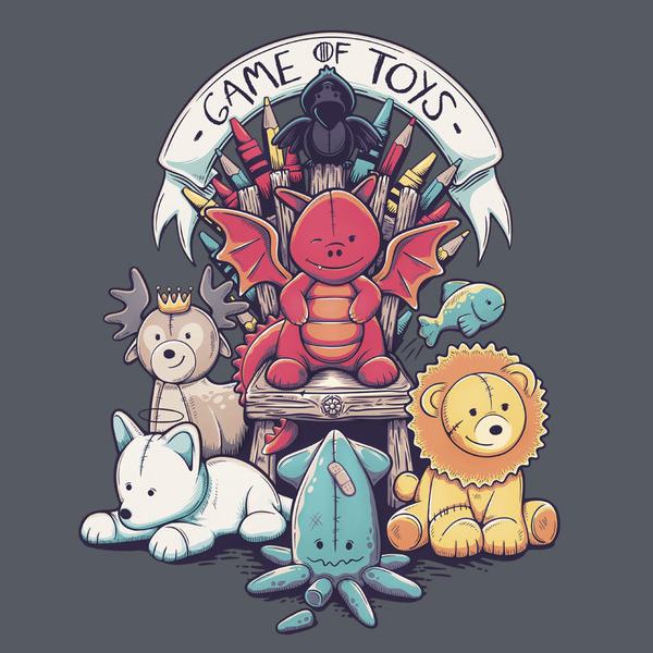 Game of Thrones Toys Stuffed Animals Crayon Throne T-Shirt