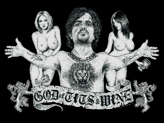God Tits Wine Tyrion Lannister Game of Thrones T-Shirt