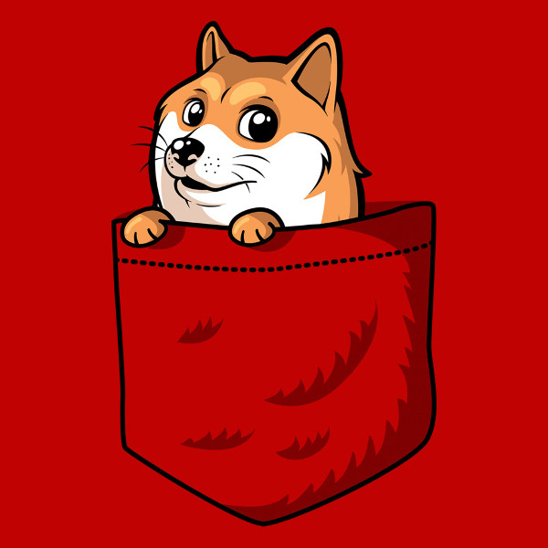Pocket Doge Such Wow Very T-Shirt