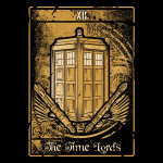 Time Lords Doctor Who Tarot Card T-Shirt