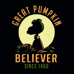 Great Pumpkin Believer Snoopy Charlie Brown Halloween T-Shirt