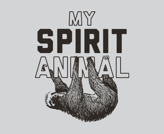 Sloth My Spirit Animal Funny T-Shirt