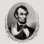 Abraham Lincoln Live Long and Prosper Vulcan Star Trek T-Shirt