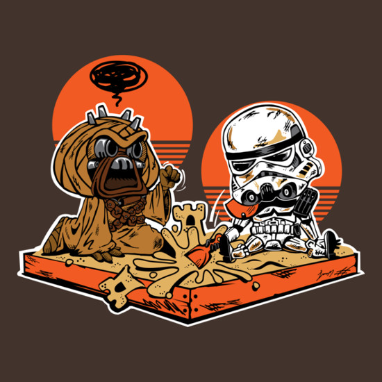 Tusken Raider Sandtrooper Sandbox Star Wars T-Shirt