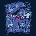 Spirited Away Alice in Wonderland Chihiro T-Shirt