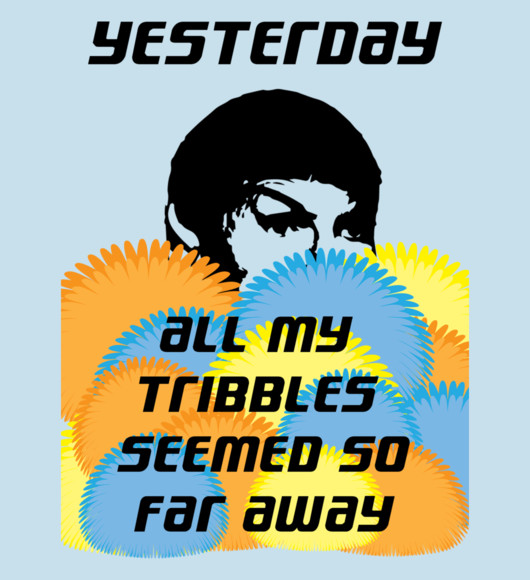 Yesterday Tribbles Star Trek Spock T-Shirt