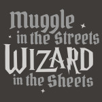 Muggle in the Streets Wizard in the Sheets Harry Potter T-Shirt