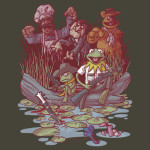 Walking Dead Muppets Kermit Frog T-Shirt