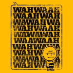 Wah Waah Charlie Brown Adults Talking T-Shirt