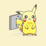 Pikachu Charge Electrical Outlet Pokemon T-Shirt