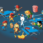 Super Smash Bros. Food Fight T-Shirt