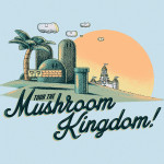 Mushroom Kingdom Super Mario Bros Vacation Tourist T-Shirt