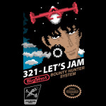 321 Let's Jam Cowboy Bebop NES Nintendo Game T-Shirt