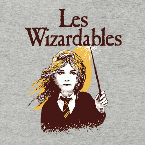 Les Wizardables Miserables Harry Potter Wizard T-Shirt