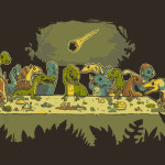 The Last Supper for Dinosaurs T-Shirt