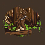 Bigfoot of Endor Chewbacca Star Wars T-Shirt