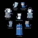Doctor Meow Doctor Who Cats T-Shirt