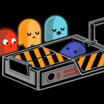 Pac-Man Ghosts Trap Ghostbusters T-Shirt