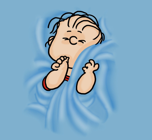 Linus Blanket Snuggle Peanuts T-Shirt