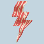 Bacon Lightning Bolt T-Shirt