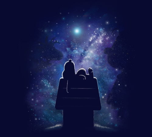 Snoopy Under the Stars | Shirtigo