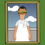 Son of Bob's Burgers Man Magritte T-Shirt